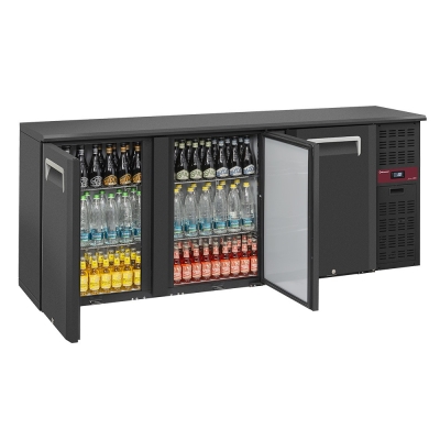 Refroidisseur de bouteilles 3 portes, 500 litres, pieds réglables RLB3-3P